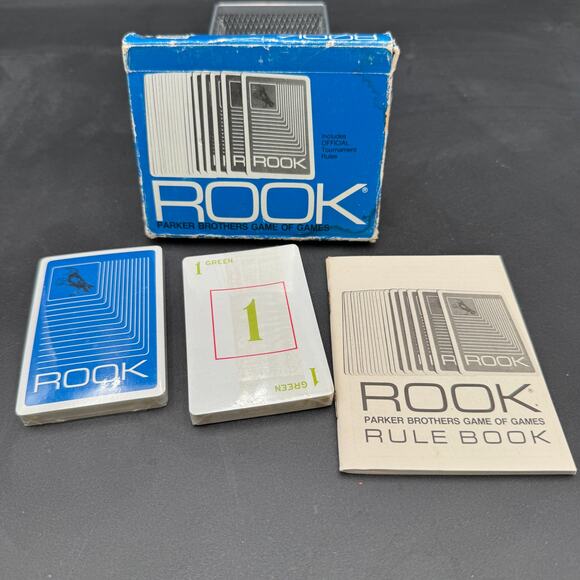 Vintage 1972 Rook Card Game by Parker Brothers Cards still Wrapped NOS - Picture 1 of 5